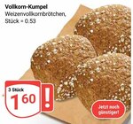 Aktuelles Vollkorn-Kumpel Weizenvollkornbrötchen Angebot bei GLOBUS in Bochum ab 1,60 €