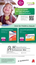 mea - meine apotheke Apotheken Prospekt der aktuellen Woche mit 4 Seiten, gültig von 01.12.2025 bis 31.12.2025, in Hannover und Umgebung Aktueller mea - meine apotheke Apotheken Prospekt in Hannover und Umgebung, "Unsere Dezember-Angebote" mit 4 Seiten, 01.12.2025 - 31.12.2025