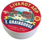 Livarot AOP au lait pasteurisé - E. E.GRAINDORG en promo chez U Express Livarot AOP au lait pasteurisé - E. E.GRAINDORG dans le catalogue U Express