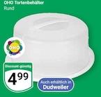 Tortenbehälter von OHO für 4,99 € bei GLOBUS im Angebot Tortenbehälter von OHO im aktuellen GLOBUS Prospekt