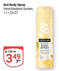 Body Spray im Angebot bei GLOBUS in Amberg Body Spray Angebote von 8x4 bei GLOBUS Amberg für 3,49 €