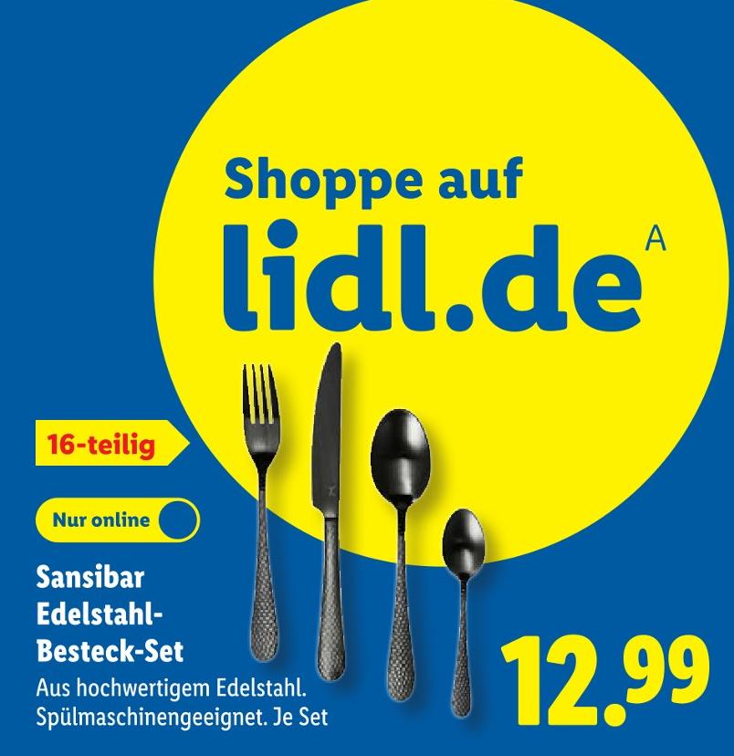 Edelstahl-Besteck-Set