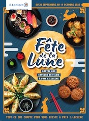 Catalogue Supermarchés E.Leclerc en cours à Bozouls et alentours, "Fête de la Lune", 22 pages, 30/09/2025 - 11/10/2025