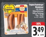 Original Radeberger Käsewiener im Angebot bei EDEKA in Weimar Original Radeberger Käsewiener Angebote von Radeberger bei EDEKA Weimar für 3,49 €