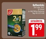 Kaffeesticks 2in1 Angebote von GUT&GÜNSTIG bei EDEKA Heidenheim für 1,99 €