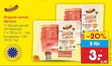 Original Jamón Serrano Angebote bei Netto Marken-Discount Leverkusen für 3,00 €