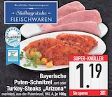 Bayerische Puten-Schnitzel oder Turkey-Steaks 'Arizona' Angebote bei EDEKA Ingolstadt für 1,19 €