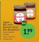 Bio-Konfitüre von tegut... im aktuellen tegut Prospekt für 1,99 €
