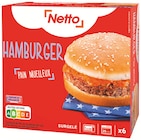 Hamburger surgelé x6 - Netto - Netto à Rambouillet Hamburger surgelé x6 - Netto en promo chez Netto Rambouillet à 4,80 €