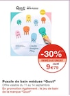 Puzzle de bain méduse - Quut dans le catalogue Monoprix