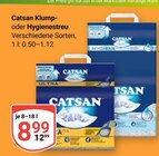 Klumpstreu Angebote von Catsan bei GLOBUS Weimar für 8,99 €