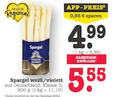 Aktuelles Spargel weiß/violett Angebot bei E center in Heidelberg ab 4,99 €