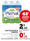 Eau de source - Pierval dans le catalogue Super U