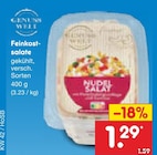 Feinkostsalate von GENUSS WELT für 1,29 € bei Netto Marken-Discount im Angebot Feinkostsalate von GENUSS WELT im aktuellen Netto Marken-Discount Prospekt