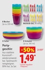 Partygeschirr 6 Becher Angebote bei Lidl Mühlhausen für 1,49 €