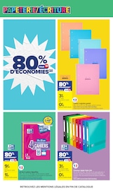 Promos Bureau dans le catalogue "L'ÉTÉ À LA PLAGE, LA RENTRÉE À LA PAGE." de Carrefour Bureau en promo dans le catalogue Carrefour à la page 6