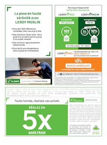 Catalogue LEROY MERLIN à Aubagne cette semaine, valable du 08/07/2026 au 04/08/2026 Prospectus LEROY MERLIN à Aubagne, "L'ÉTÉ DES PROJETS", 32 pages de promos valables du 08/07/2026 au 04/08/2026