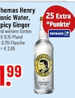Tonic Water, Spicy Ginger im Trinkgut Prospekt Tonic Water, Spicy Ginger von Thomas Henry im aktuellen Trinkgut Prospekt für 1,99 €