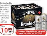 Aktuelle Krombacher Angebote bei GLOBUS in Wolfenbüttel Aktuelles Bier Angebot bei GLOBUS in Wolfenbüttel ab 10,99 €