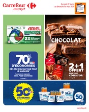 Prospectus Carrefour Market à Avregny, "CHOCOLAT", 15 pages de promos valables du 17/02/2026 au 01/03/2026
