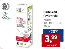 Gesichtspflege von Blüte-Zeit bei BUDNI Gesichtspflege von Blüte-Zeit für 3,99 € bei BUDNI im Prospekt "BUDNI - Dein Drogeriemarkt"