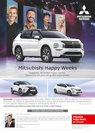 Mitsubishi Prospekt für Au: "Mitsubishi Happy Weeks", 1 Seite, 15.09.2025 - 13.10.2025