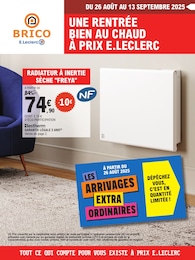 Prospectus E.Leclerc à Bazas, "UNE RENTRÉE BIEN AU CHAUD À PRIX E.LECLERC", 20 pages, 26/08/2025 - 13/09/2025