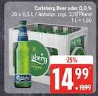 Beer oder 0,0 % bei EDEKA im Barth Prospekt für 14,99 €