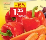 Paprika rot im Angebot bei Netto Marken-Discount in Plauen Paprika rot Angebote bei Netto Marken-Discount Plauen für 1,35 €