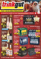 Aktueller Trinkgut Getränkemärkte Prospekt in Bissendorf und Umgebung, "Aktuelle Angebote" mit 18 Seiten, 22.12.2025 - 27.12.2025