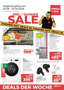 Kühlschrank im aktuellen Hirsch und Ille Prospekt (Albstadt) Kühlschrank im Hirsch und Ille Prospekt "END OF SUMMER SALE" mit 16 Seiten (Albstadt)