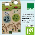 EDEKA Allensbach - Frische Heu Milch Angebot im Prospekt Frische Heu Milch bei EDEKA im Allensbach Prospekt für 1,69 €