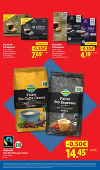 Kaffee im aktuellen Lidl Prospekt (Bremen) Kaffee im Lidl Prospekt "Der PreisfĂĽhrer macht Deutschland dauerhaft gĂĽnstiger!" mit 34 Seiten (Bremen)