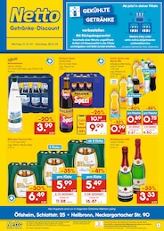 Netto Marken-Discount Prospekt für Neckarsulm: "Gekühlte Getränke", 2 Seiten, 01.07.2024 - 06.07.2024