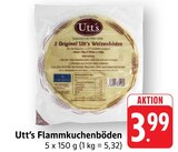 Flammkuchenböden Angebote von Utt's bei E center Stuttgart für 3,99 €