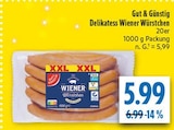 diska Sömmerda - Delikatess Wiener Würstchen Angebot im Prospekt Delikatess Wiener Würstchen bei diska im Sömmerda Prospekt für 5,99 €