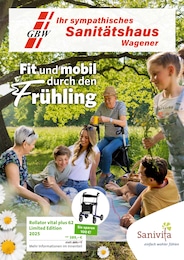 Aktueller GBW Sanitätshaus Wagener Sanitätshäuser Prospekt für Essen: Fit und mobil durch den Frühling mit 6} Seiten, 13.03.2025 - 31.05.2025