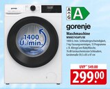Waschmaschine WNHEI74SAPS/DE im Angebot bei famila Nordost in Gifhorn Waschmaschine WNHEI74SAPS/DE Angebote von gorenje bei famila Nordost Gifhorn für 299,00 €