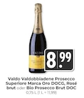 Valdobbiadene Prosecco Superiore Marca Oro DOCG, Rosé brut oder Bio Prosecco Brut DOC Angebote von Valdo bei Hieber Freiburg für 8,99 €