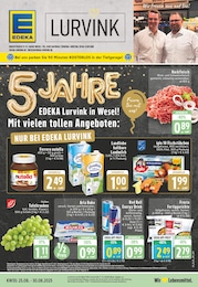 EDEKA Prospekt für Wesel mit 30 Seiten EDEKA Prospekt für Wesel: "Aktuelle Angebote", 30 Seiten, 25.08.2025 - 30.08.2025