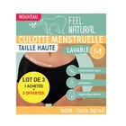 Culottes menstruelles - FEEL NATURAL en promo chez Carrefour Culottes menstruelles - FEEL NATURAL dans le catalogue Carrefour