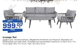Lounge Set Amalfi Angebote bei Bauzentrum Borgers Kleve für 999,00 €