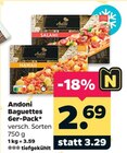 Baguettes im Angebot bei Netto mit dem Scottie in Rostock Baguettes Angebote von Andoni bei Netto mit dem Scottie Rostock für 2,69 €