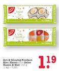 Aktuelles Fondant Eier, Hasen Angebot bei E center in Mainz ab 1,19 €