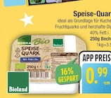 Speise-Quark im EDEKA Prospekt Speise-Quark von Edeka Bio im aktuellen EDEKA Prospekt für 0,99 €
