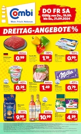 Aktueller combi Prospekt mit Milka, "DREITAG-ANGEBOTE", Seite 1