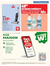 Promos Aspirateur Balai dans le catalogue "LE GRAND MÉNAGE DE RENTRÉE" de Auchan Hypermarché Aspirateur Balai en promo dans le catalogue Auchan Hypermarché à la page 17
