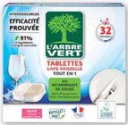 Tablettes lave-vaisselle - L'ARBRE VERT - U Express à Angers Tablettes lave-vaisselle - L'ARBRE VERT en promo chez U Express Angers à 2,99 €