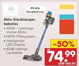 Akku Staubsauger, kabellos im Netto Marken-Discount Prospekt Akku Staubsauger, kabellos von KESSER im aktuellen Netto Marken-Discount Prospekt fĂŒr 74,99 âŹ