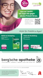 Aktueller mea - meine apotheke Apotheken Prospekt in Notzingen und Umgebung, "Unsere August-Angebote" mit 4 Seiten, 01.08.2025 - 31.08.2025
